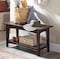 Alaterre Furniture Shaker Cottage Tray Shelf Coat Hook with Bench, Espresso ASCA0309P0 - alternate 2